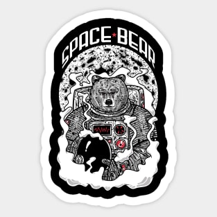 Space Bear Sticker